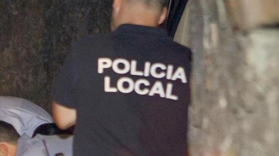 Miembros de la policia local de Vigo. 