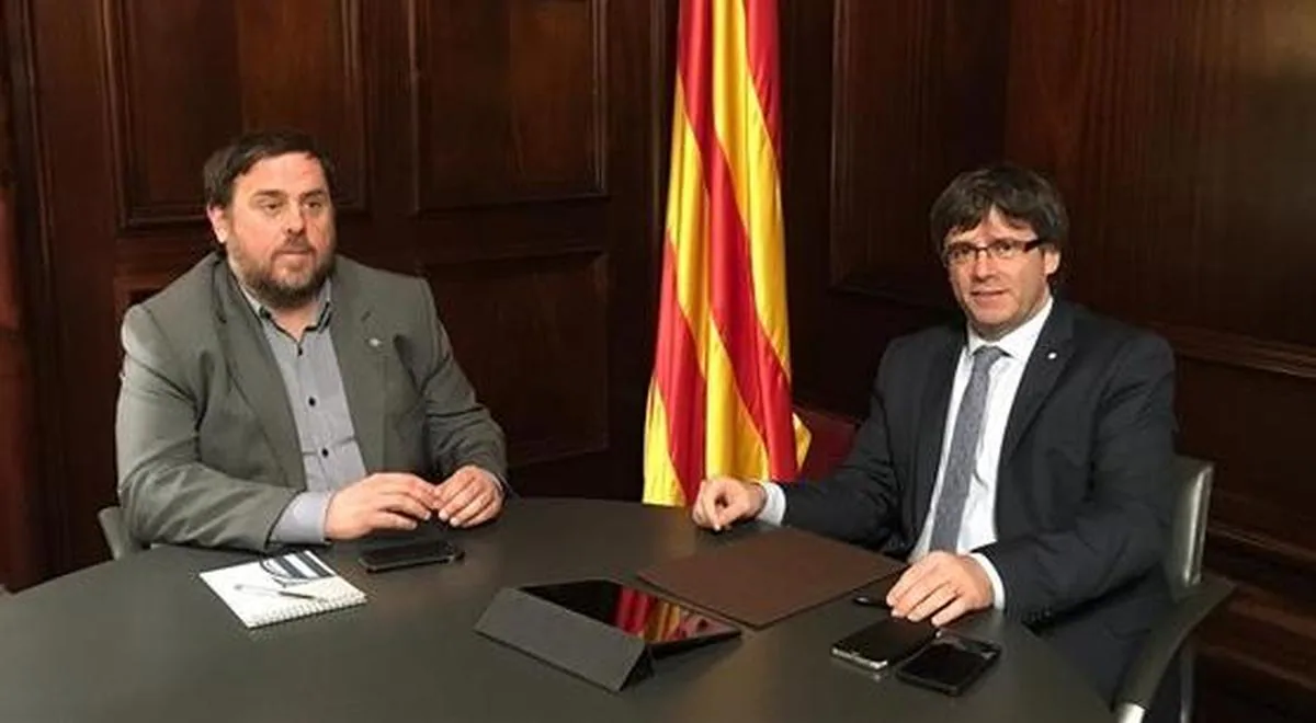 Puigdemont y Junqueras proponen a Rajoy un referéndum acordado como el escocés