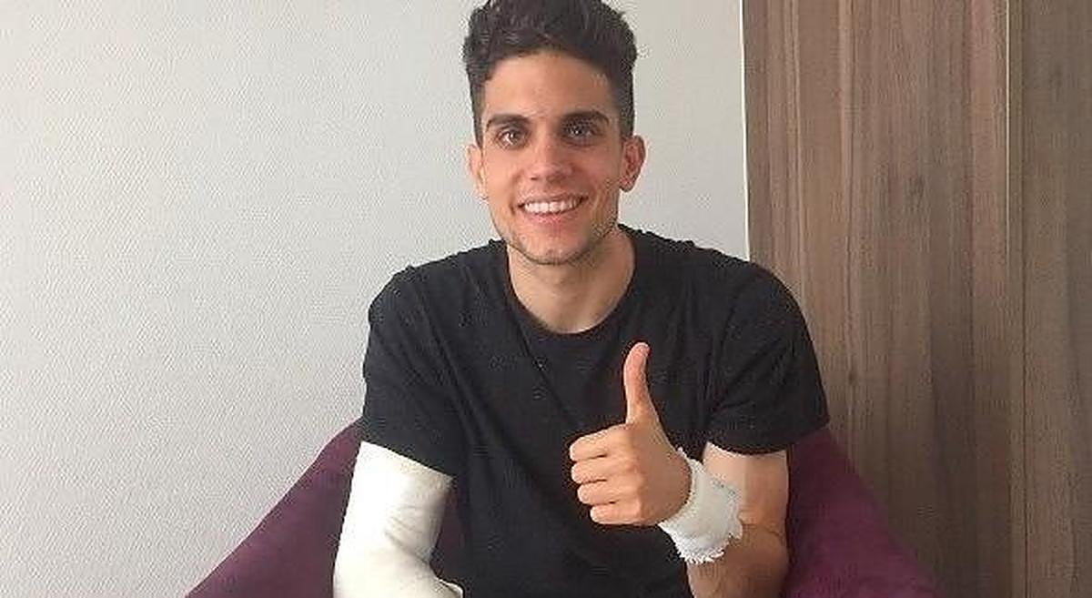 Marc Bartra recibe el alta hospitalaria después de cinco días