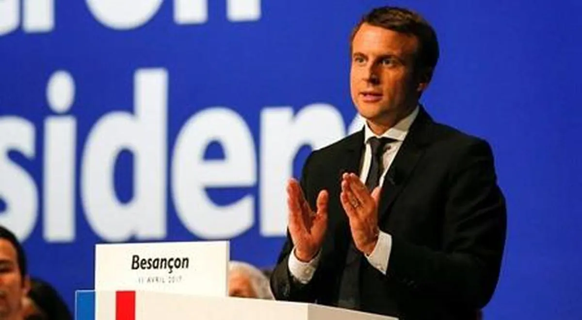 Macron ganaría las presidenciales francesas con el 65,5 por ciento de votos, según las proyecciones
