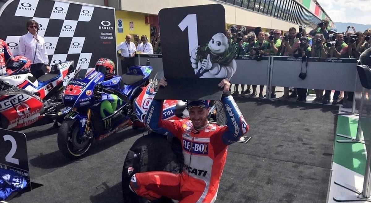 Dovizioso completa el triplete italiano en Mugello