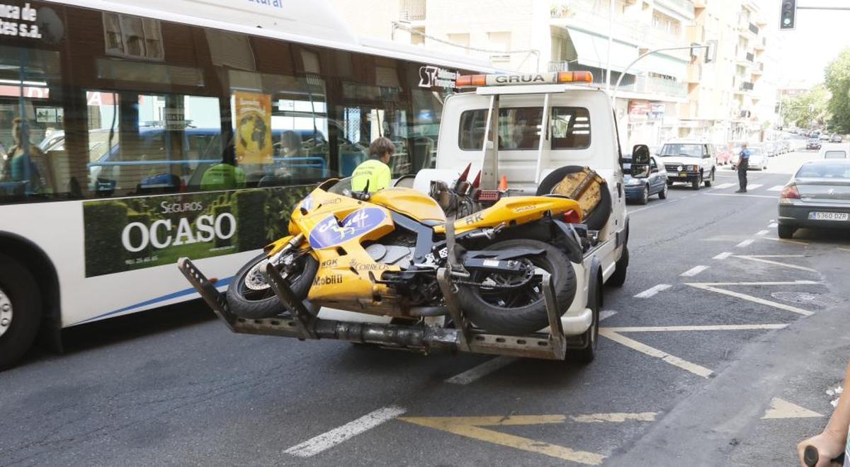 Tres accidentes de moto en menos de 6 horas dejan varios heridos leves en Salamanca