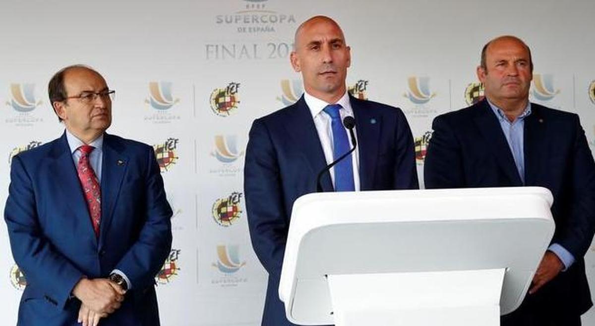 Durísimo enfrentamiento entre Rubiales y el presidente del Sevilla