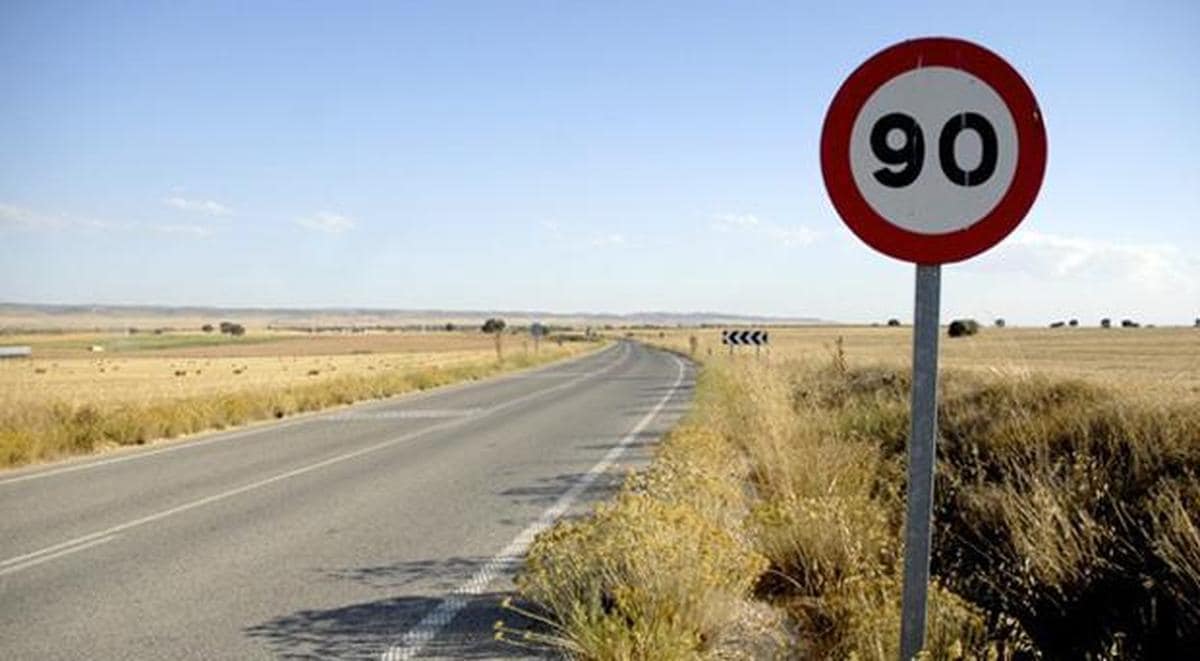 La reducción de velocidad a 90km/h en carreteras convencionales entrará en vigor el 29 de enero