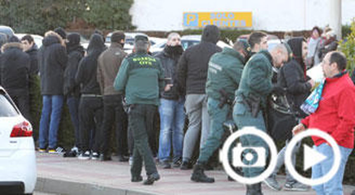 Pelea entre aficionados del Salamanca y del Burgos en las inmediaciones del Helmántico