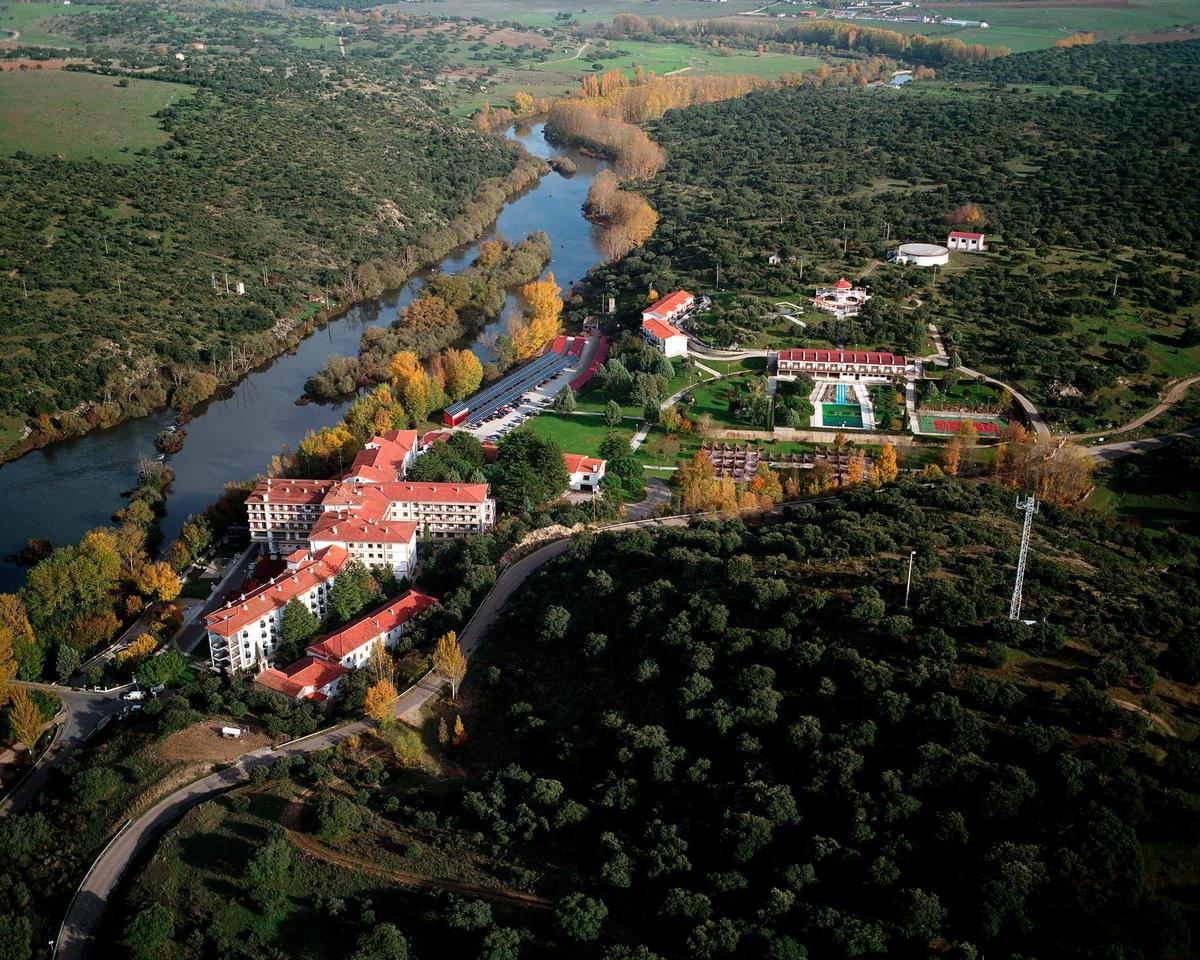 Vista aérea del Balneario de Ledesma.