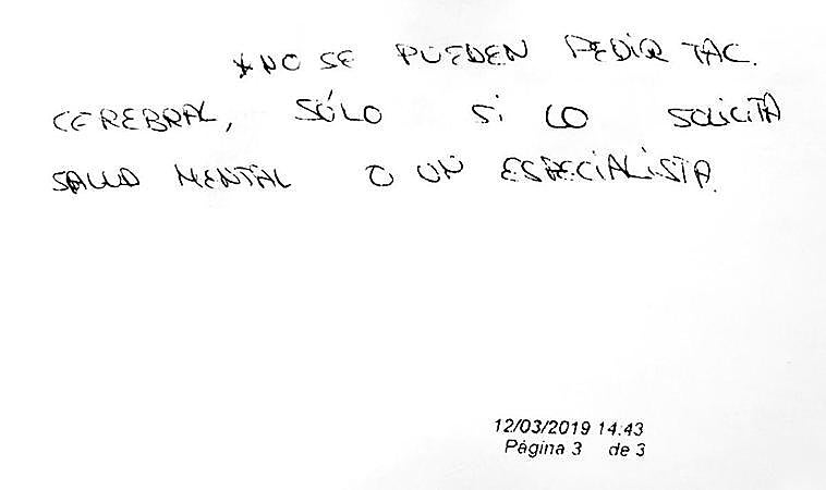 La imagen de la discordia es la que ha colgado un profesional de Semergen en redes sociales