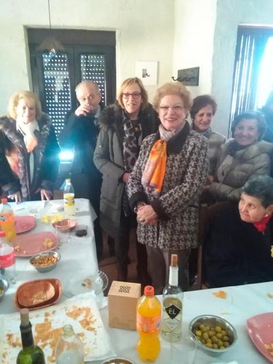 Vecinos de Cantaracillo celebrando San José.