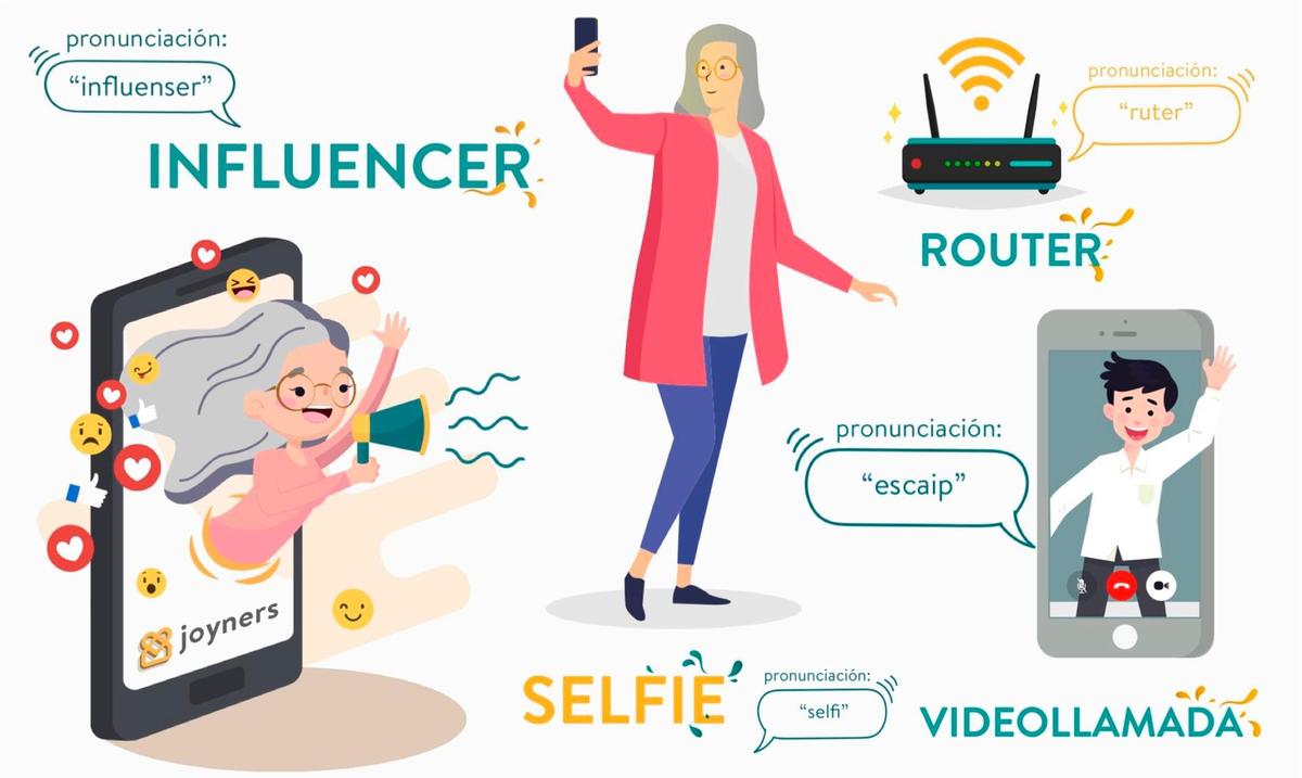 ¿Conocen tus mayores términos como ‘wifi’, ‘selfie’ o ‘influencer’? Este nuevo diccionario se los explica