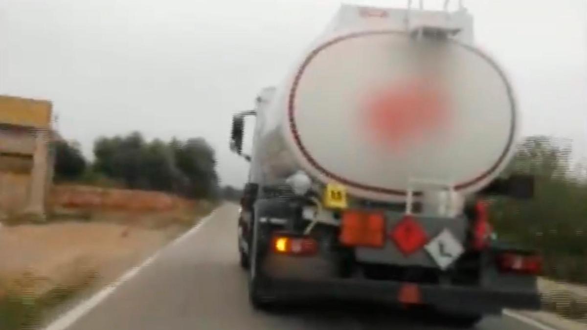 Captura del vídeo difundido por los Mossos.