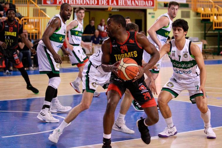 Casey Jones, en el partido ante el Arcos Albacete.