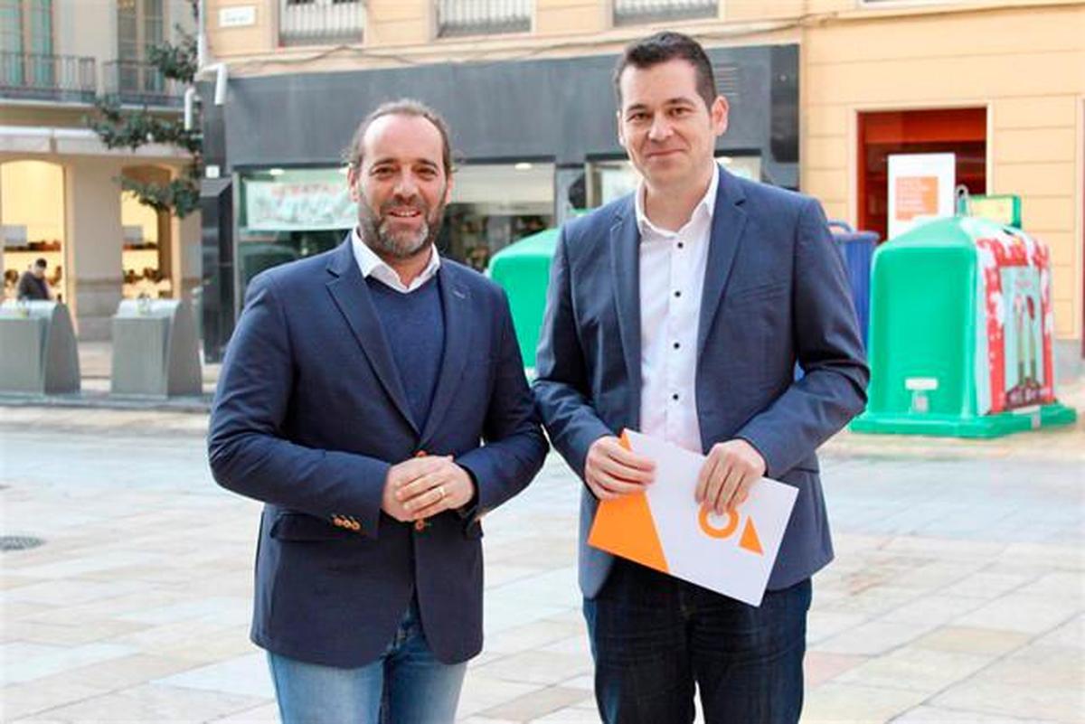 Cassá y Carbayo, portavoz y viceportavoz de Ciudadanos en el Ayuntamiento de Málaga