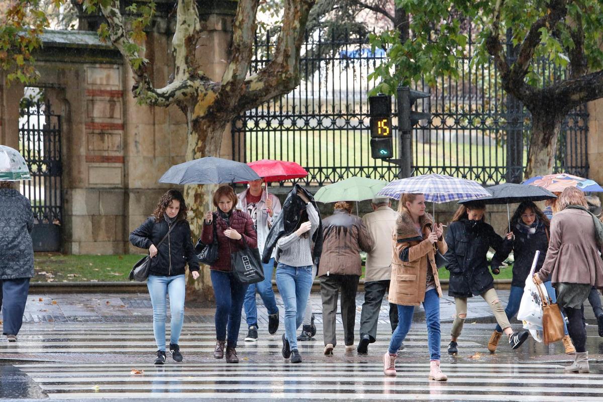 Se esperan lluvias y tormentas por la tarde en Salamanca