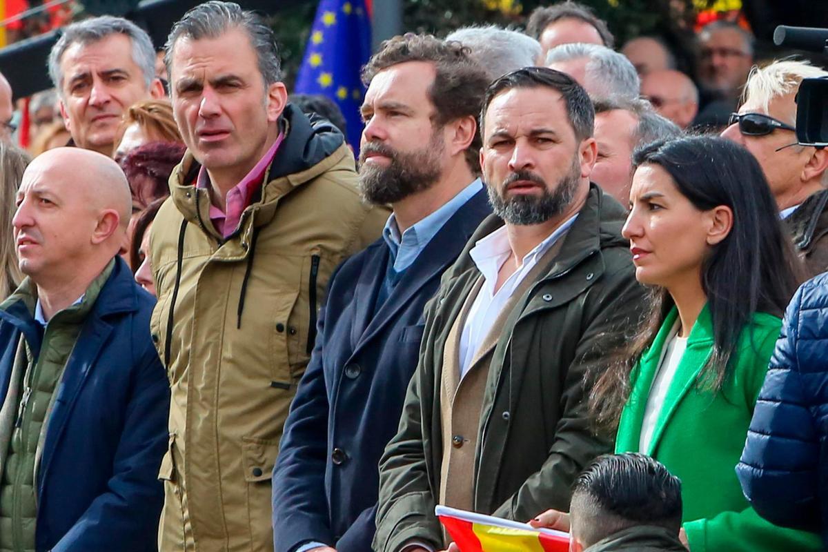 Ortega Smith, Espinosa de los Monteros, Abascal y Monasterio.