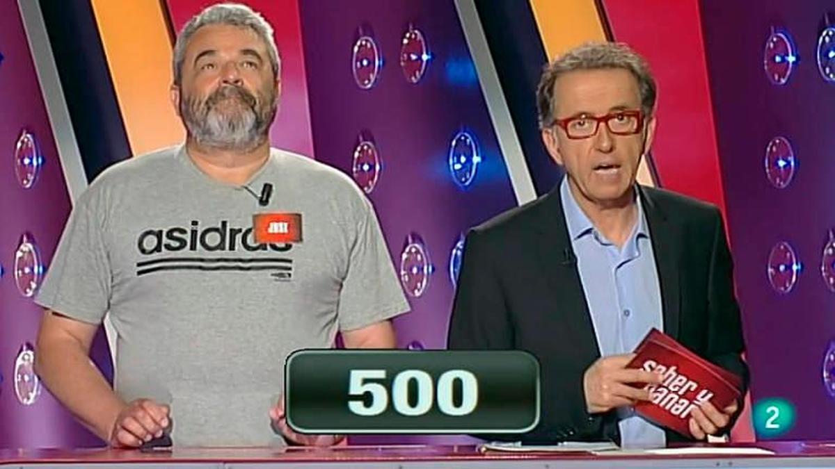 José Pinto junto a Jordi Hurtado en ‘Saber y Ganar’.
