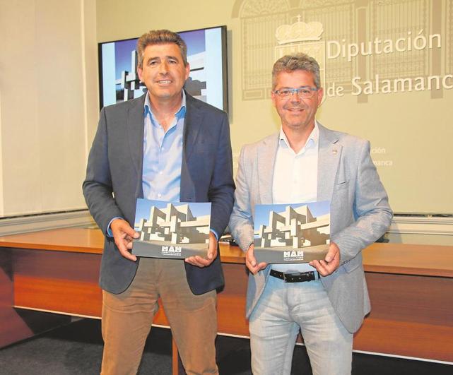 Julián Barrera y Manuel Hernández en la presentación.