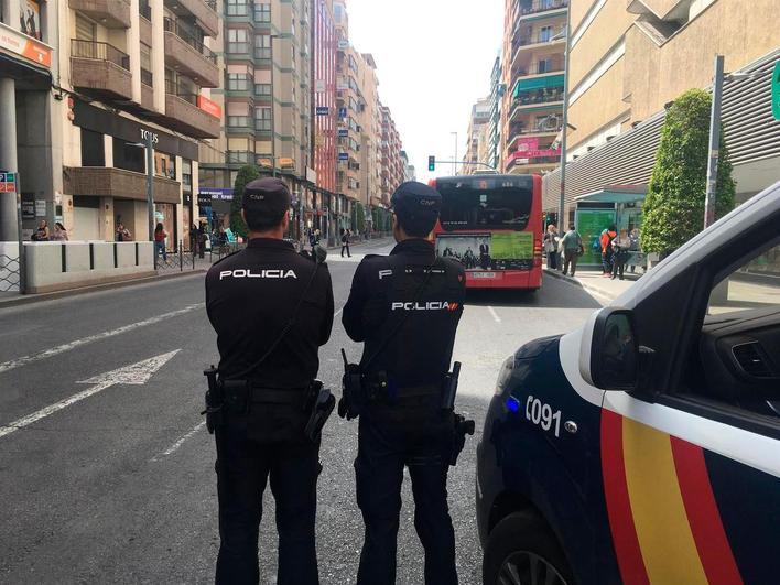 Agentes de la Policía Nacional.