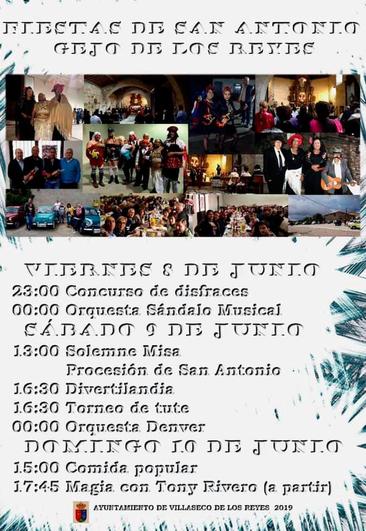 Amplia programación festiva para celebrar San Antonio en Gejo de los Reyes