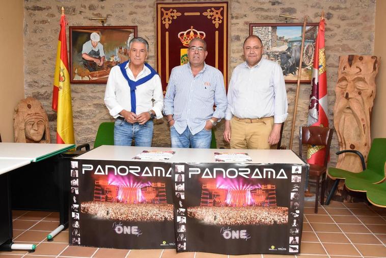 Armando, Alfonso Castilla y Alberto Martín, en la presentación de la actuación.