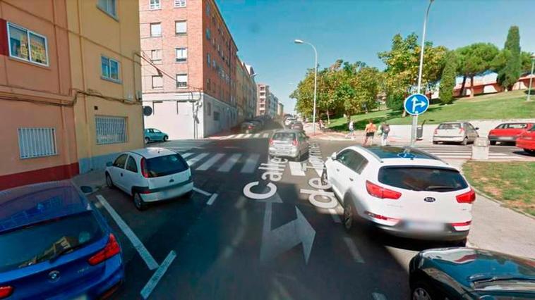 Calle Lazarillo de Tormes, donde se produjeron los hechos.