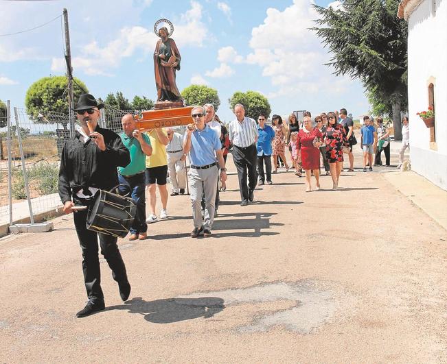 Un momento de la procesión de las últimas fiestas patronales