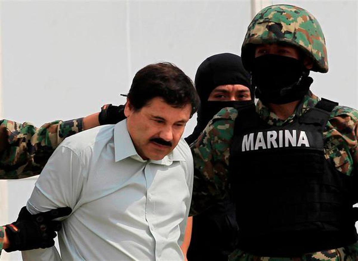 Joaquín “El Chapo” Guzmán en su detención