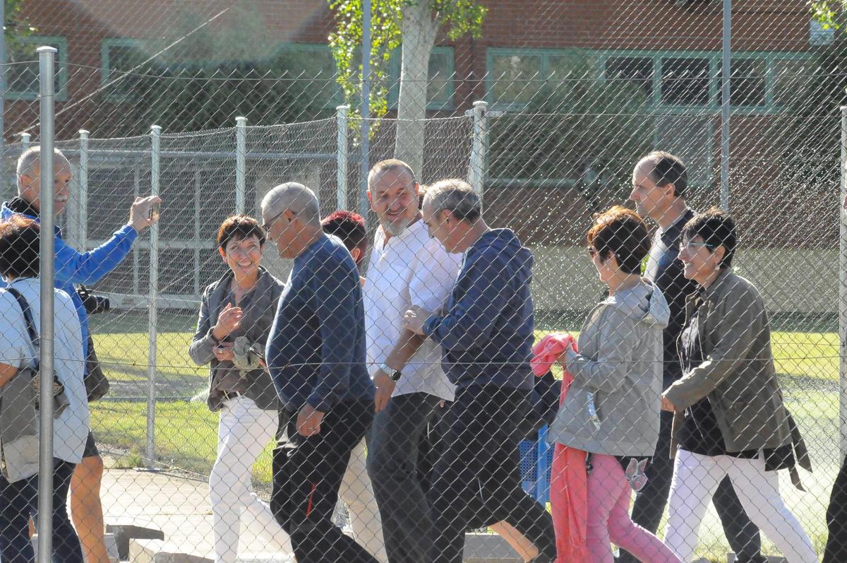 Momento de la salida de prisión de Javier Ugarte Villar | FOTOS: GUZÓN