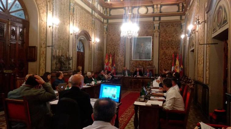 El pleno de la Diputación de Salamanca.