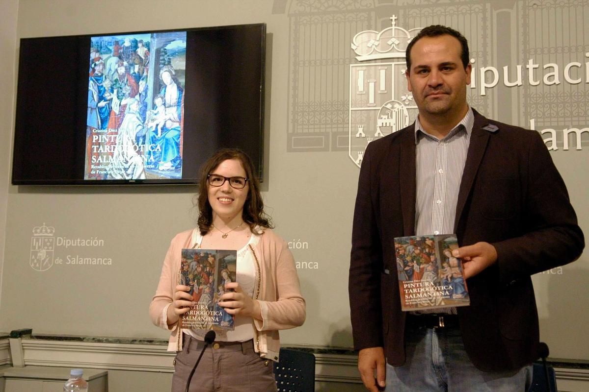 Cristina Díez y David Mingo, en la presentación del libro