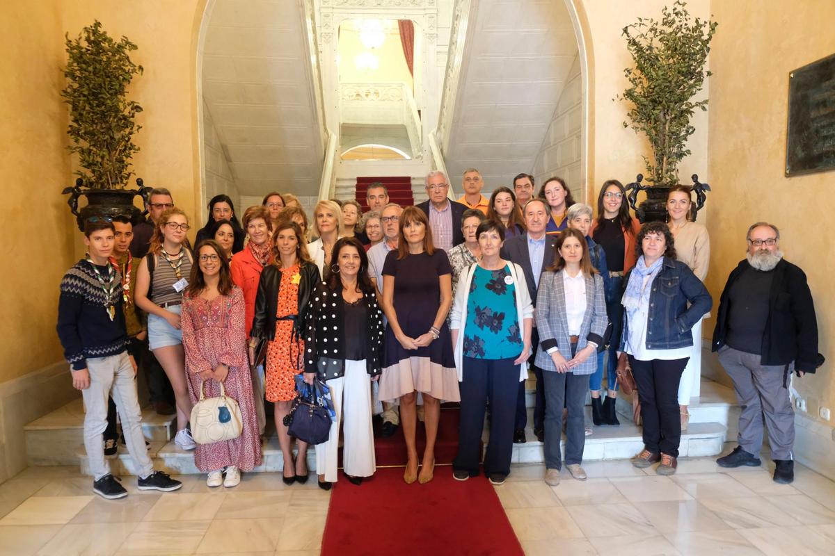 Almudena Parres en la presentación de la sexta edición de ‘Salamanca nos movemos’.