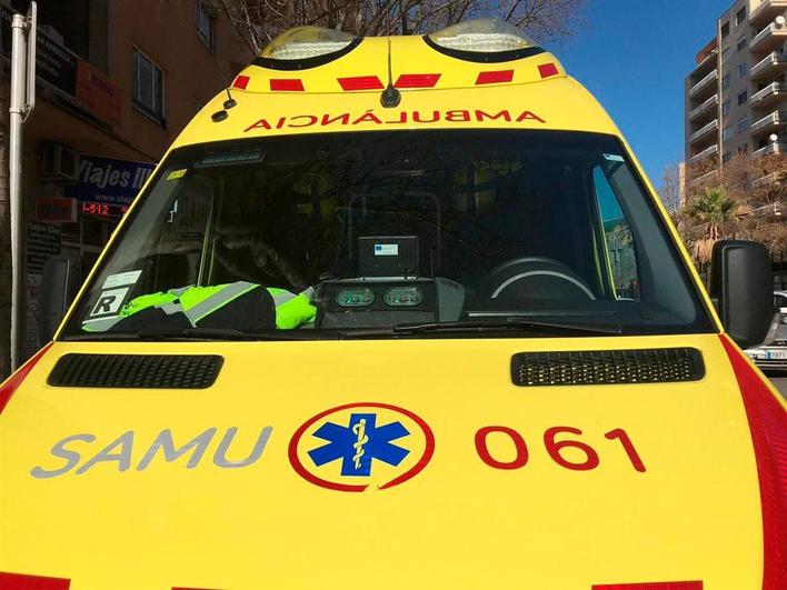 Ambulancia del Samu de Ibiza.