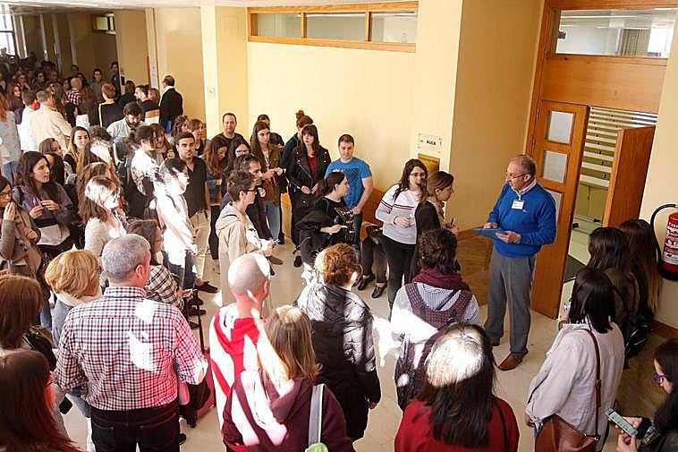 Una de las últimas pruebas de oposición para personal sanitario realizada en Salamanca.