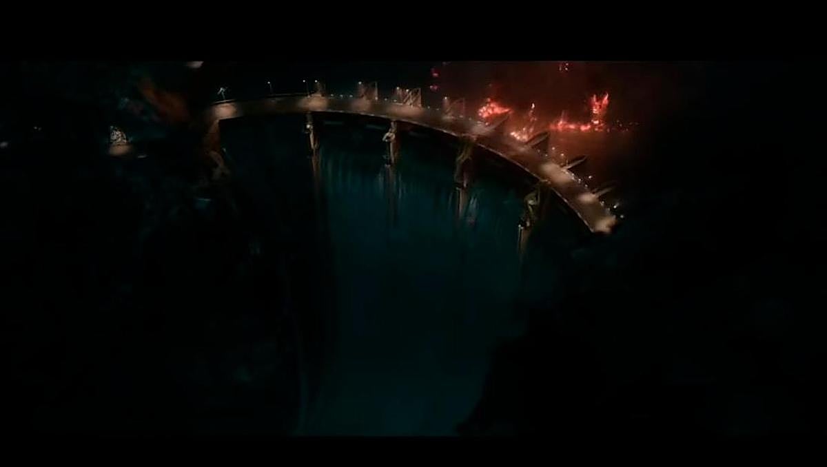 Fotograma que muestra la presa de Aldeadávila en “Terminator: destino oscuro”