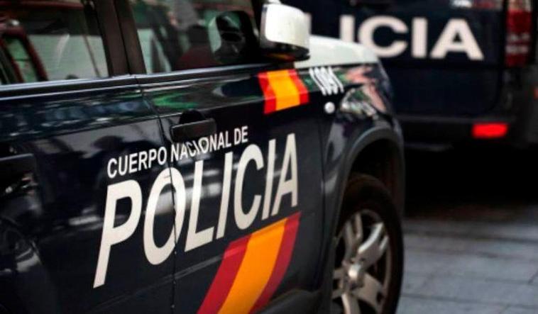 Vehículo de la Policía Nacional.