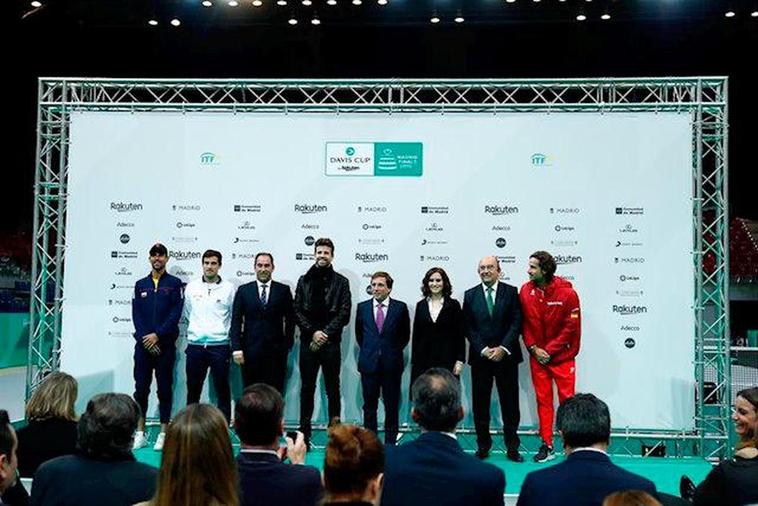 Acto de presentación de la nueva Copa Davis.