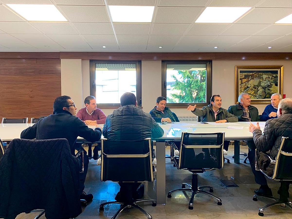 Mesa de vacuno de vida de la Lonja.