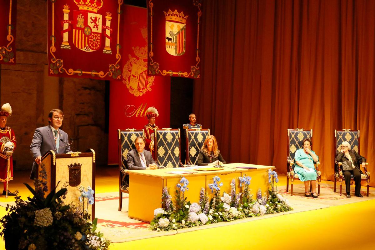 Entrega de las Medallas de Oro de Salamanca el pasado año.