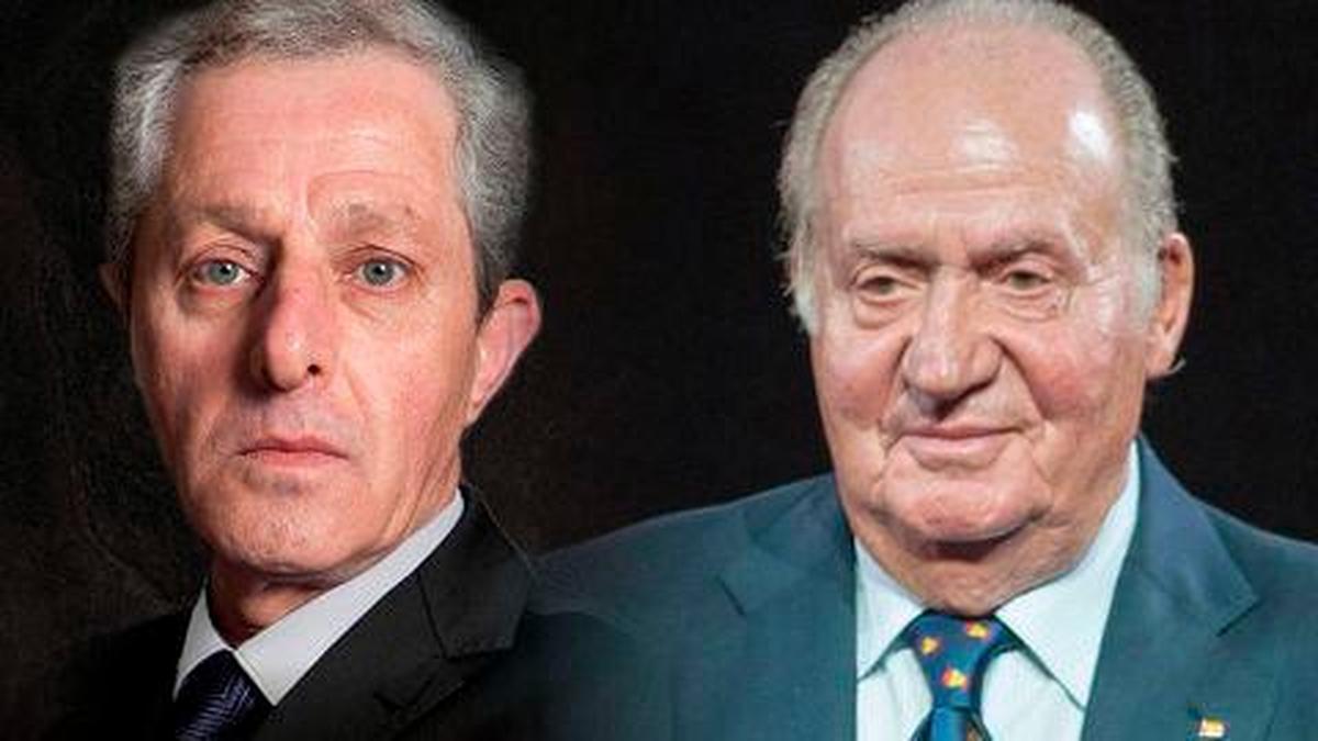 Alberto Solá y el rey Juan Carlos.