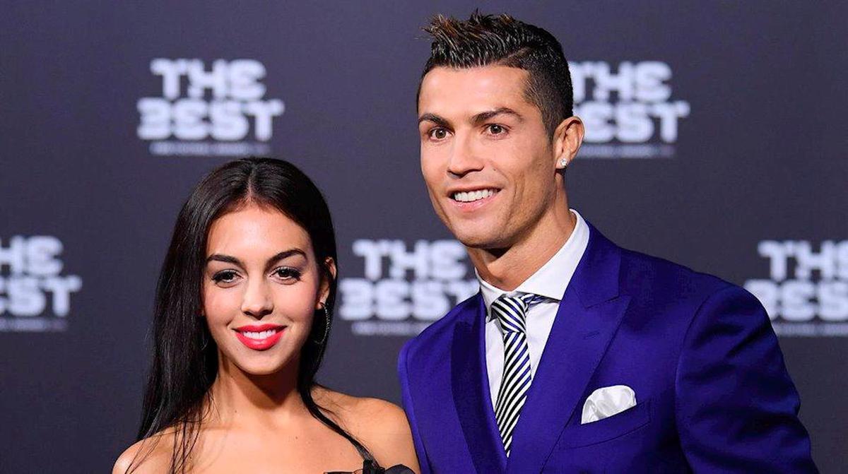 Georgina Rodríguez junto a Cristiano Ronaldo.