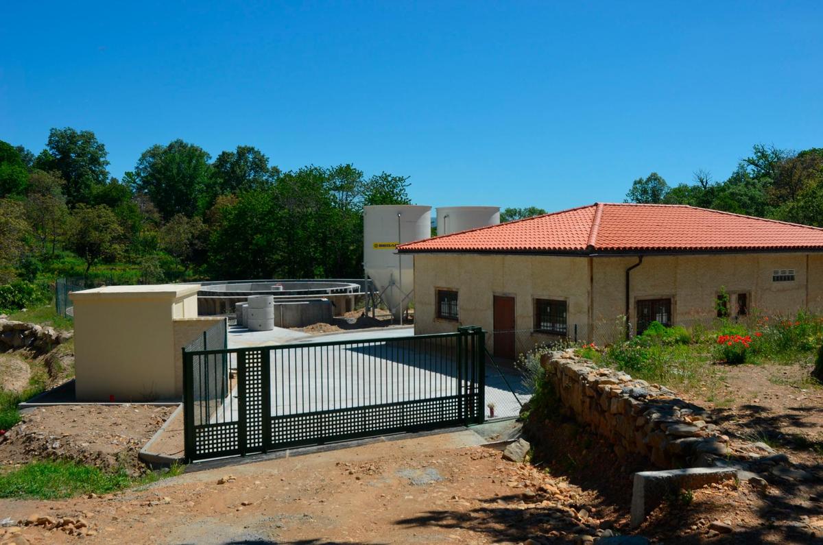 Depuradora de agua en La Alberca.