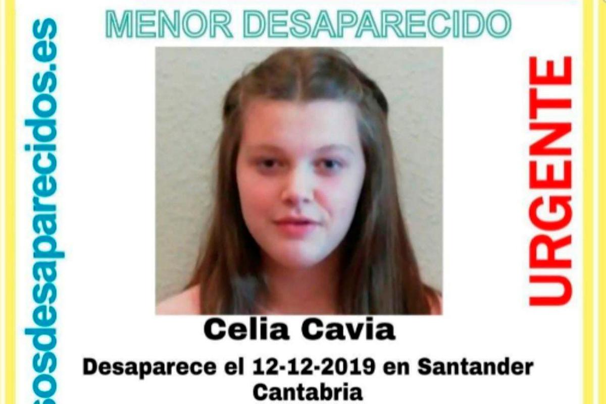 Confirman que el cadáver hallado en la costa de Santoña es el de la niña de 14 años Celia Cavia