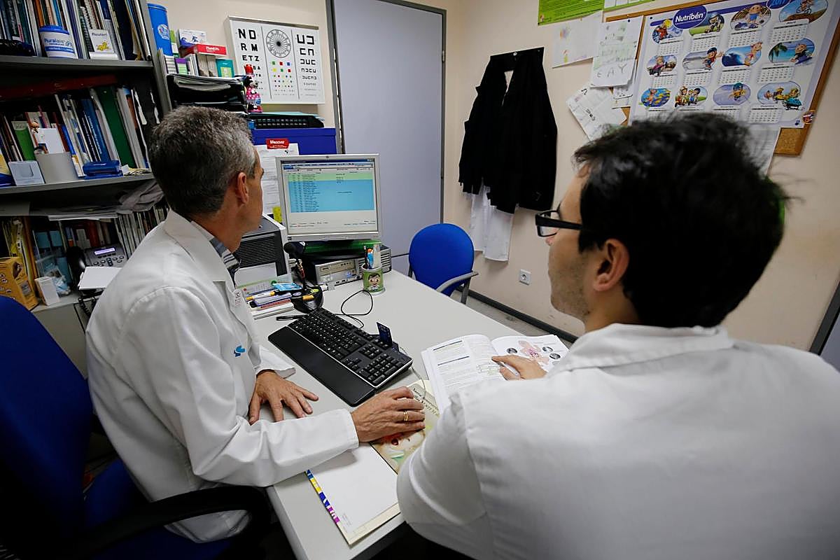 Una consulta de pediatría en Salamanca.