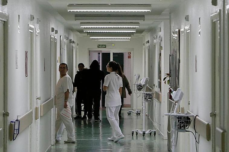 Planta de Ginecología en el Hospital Clínico.