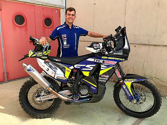 El piloto de motos salmantino Lorenzo Santolino.