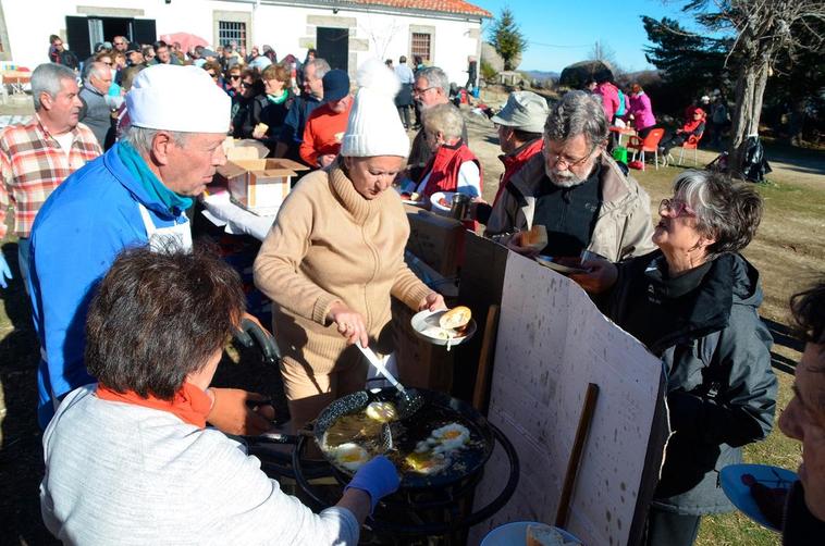 Marcha de los huevos fritos en Béjar.