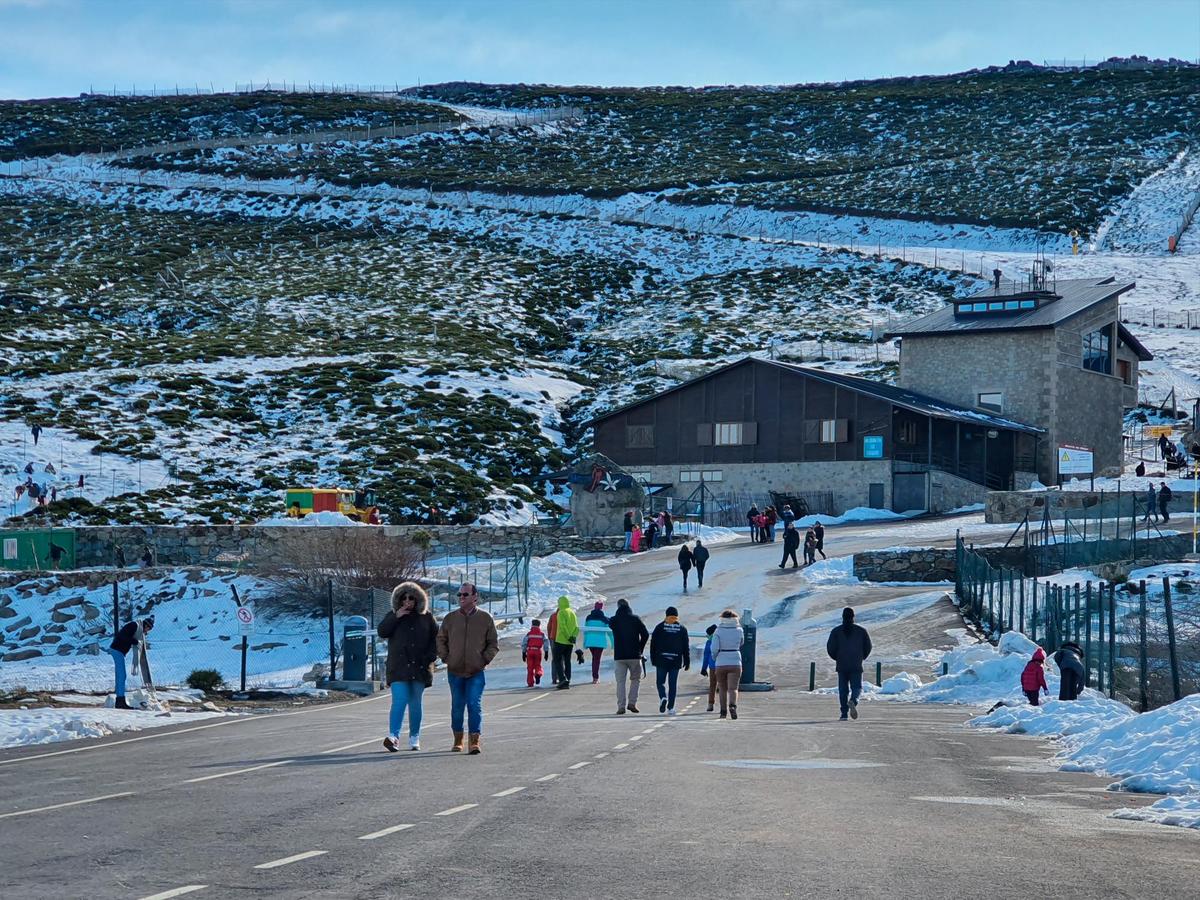 Imagen de nieve en La Covatilla el pasado mes de diciembre.