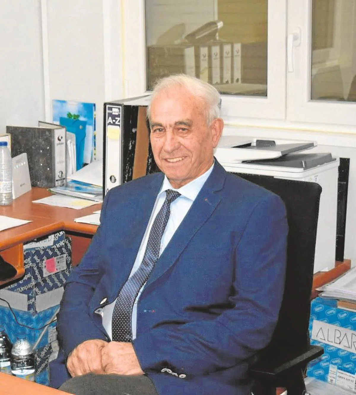 Narciso Crespo, presidente de la empresa Cuperal dedicada a la elaboración de piensos.
