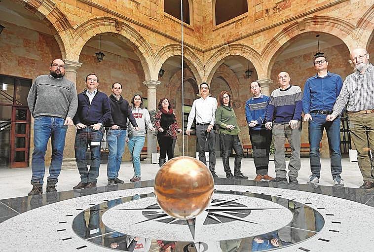 Integrantes del grupo de Simulación en Nanoestructuras Magnéticas de la Universidad de Salamanca.