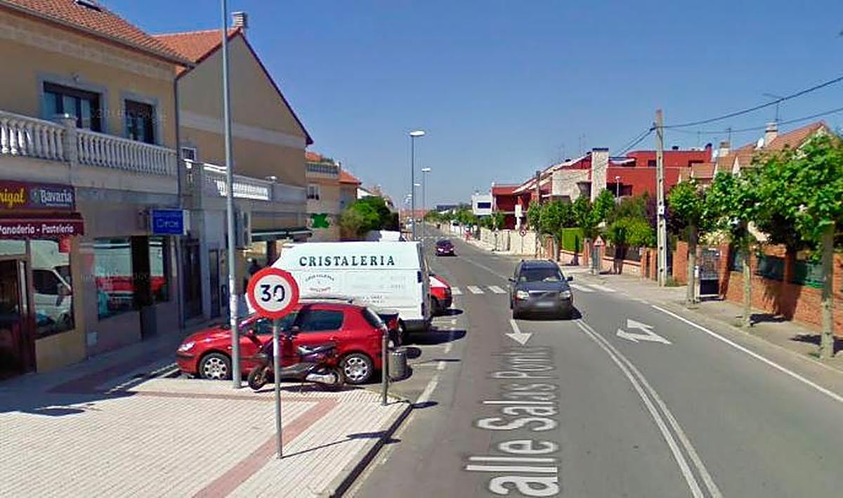 Camino de Salamana de Cabrerizos donde tuvo lugar el robo.