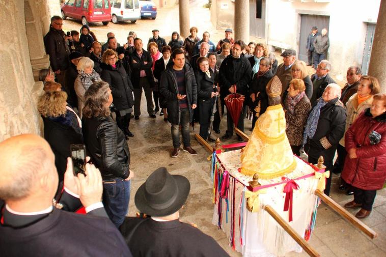 Fiestas de San Blas de 2017 en Santibáñez de la Sierra.